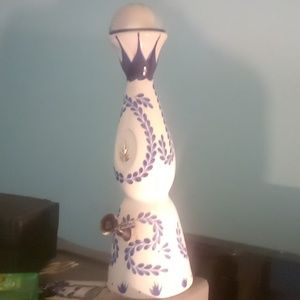 Clase' Azul tequila bottle made into water bong. Beautiful piece